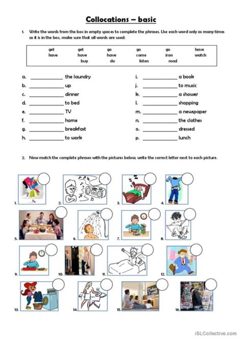 charity collocation|Charity Collocations: English ESL worksheets pdf.